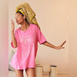 Aerie Distressed Keith Haring Tee